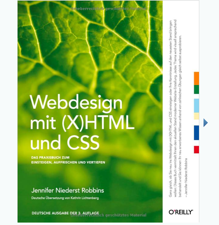 Webdesign mit (X) HTML und CSS: Das Praxisbuch zum Einsteigen, Auffrischen und Vertiefen
